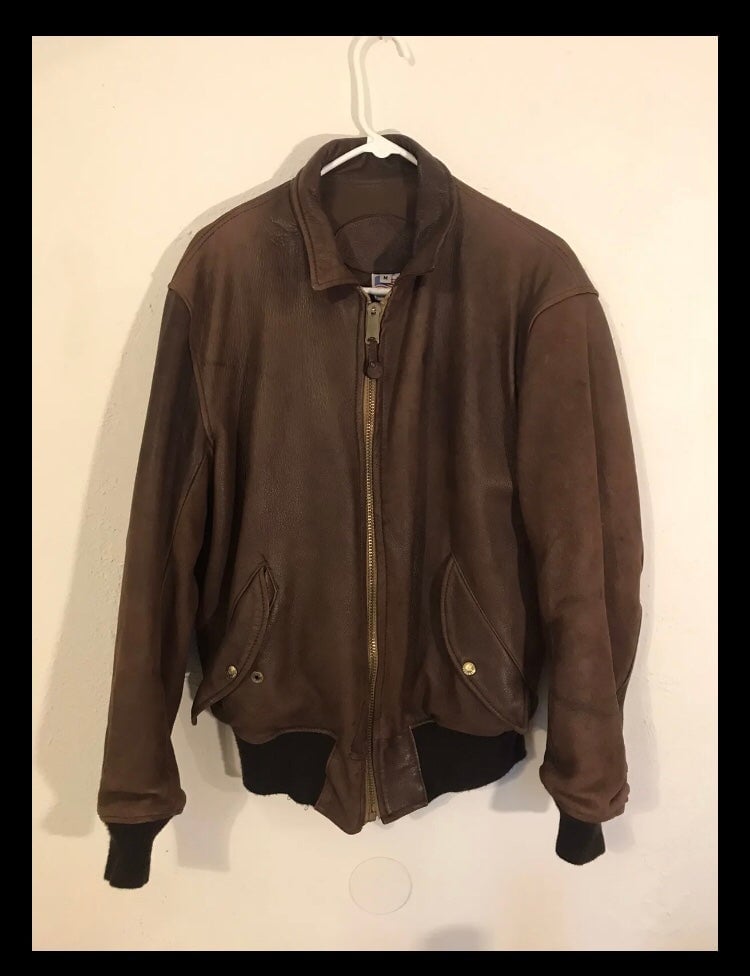 Rare vintage wild Turkey Whiskey Leather Jacket Medium