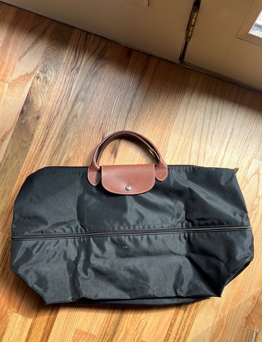 Longchamp Le Pliage Original Expandable Travel Nylon Weekender