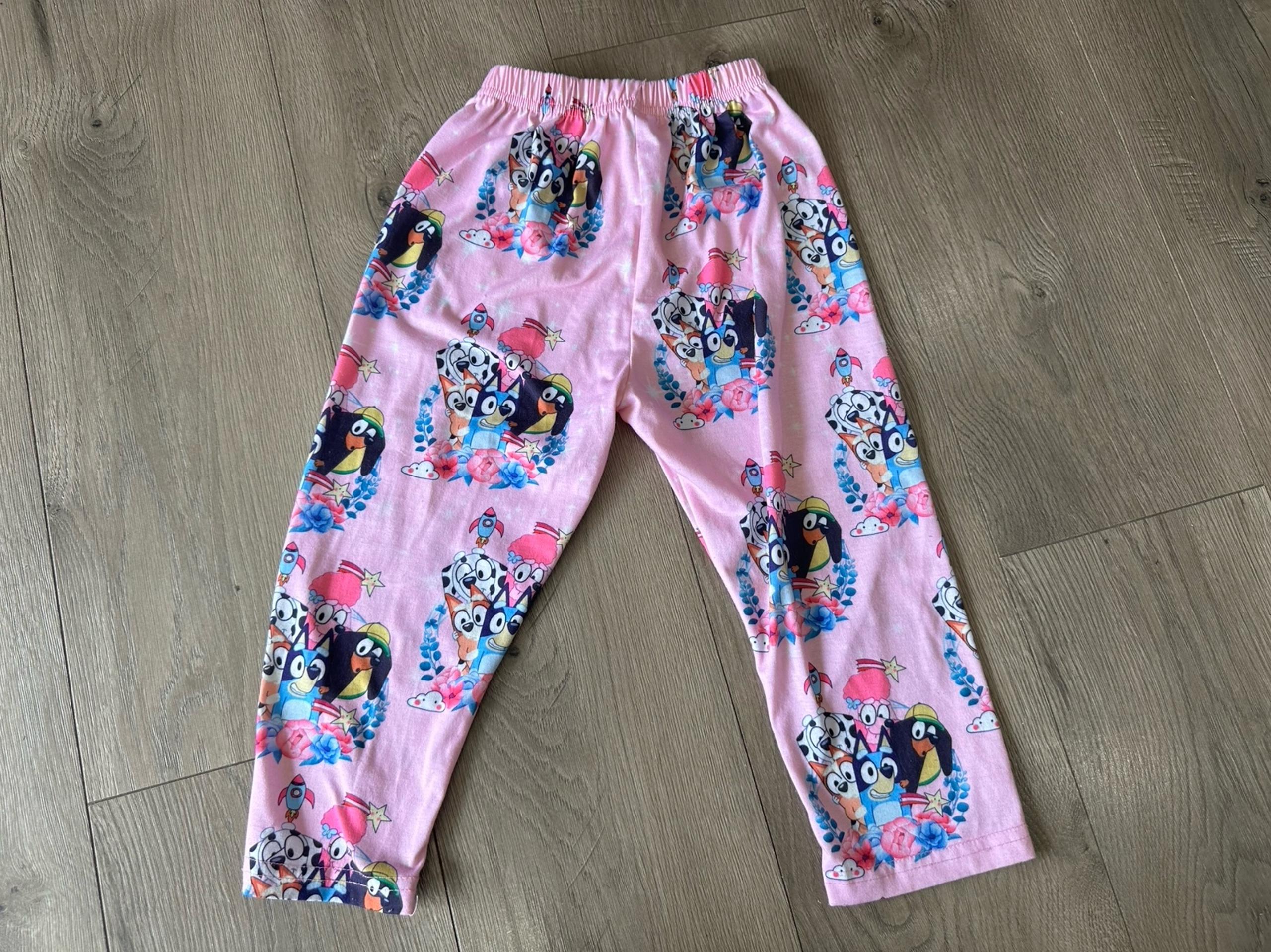 4/5 girl bluey and friends pants boutique