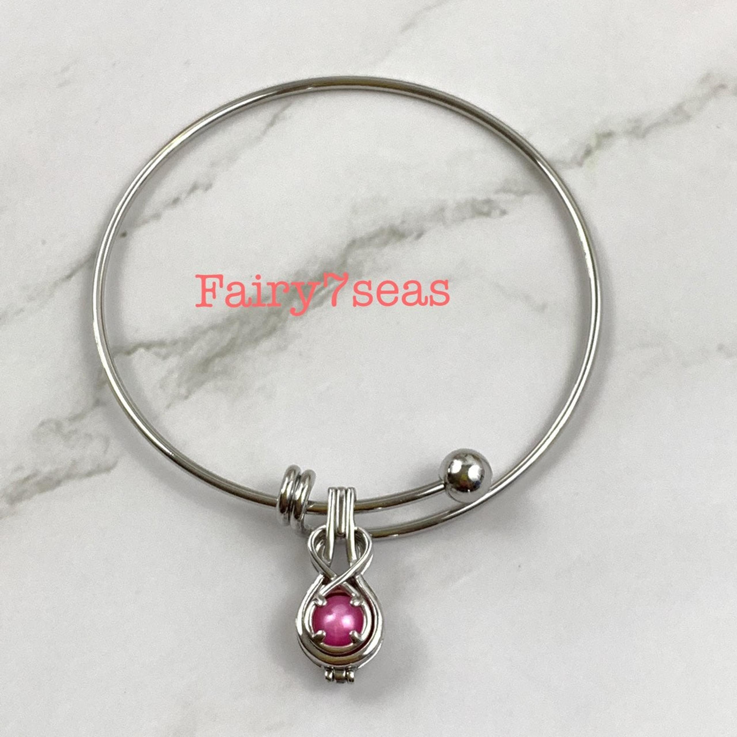 Adjustable Charm Bracelet - Silver Plate