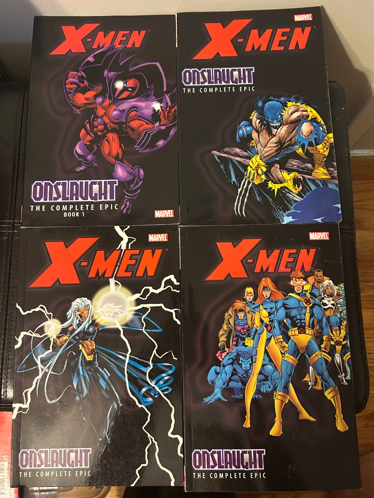 X-Men Complete Onslaught Epic 1 2 3 4 (2008 Printings) TPB Marvel Graphic Novel