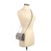 MICHAEL KORS Jet Set Travel Pearl Grey Leather Phone Crossbody Bag