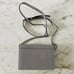 MICHAEL KORS Jet Set Travel Pearl Grey Leather Phone Crossbody Bag