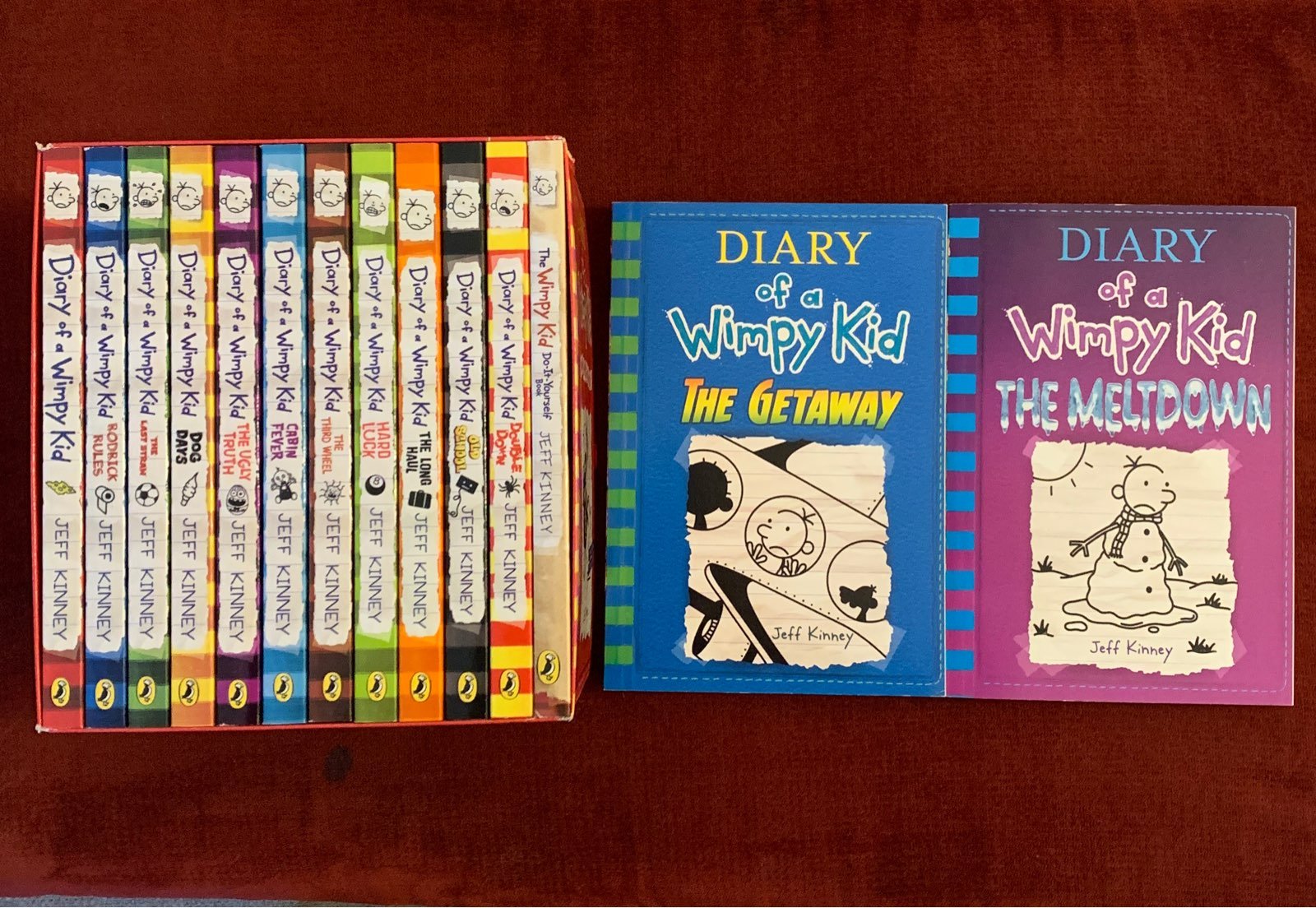 Diary of a Wimpy Kid Books 1-13 + The Wimpy Kid Do-It Yourself Book