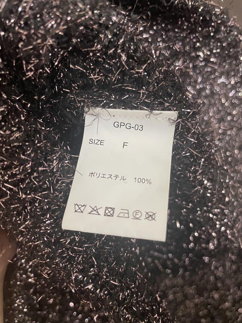 GPG-03 Glitter Knit Vest | gypsohila