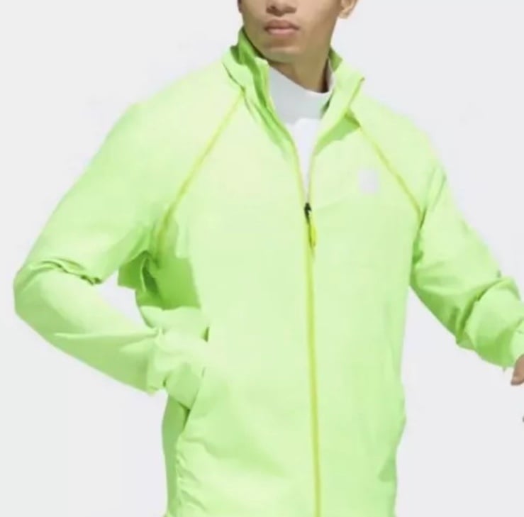 Adicross Adidas Men’s Transitional HEAT.RDY Jacket Lucid Lemon #IB1976 Size L