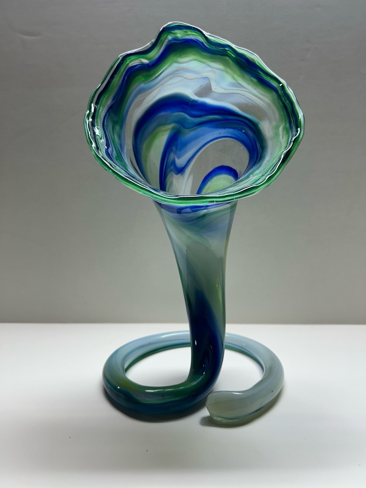 Vintage trumpet glass from Italy