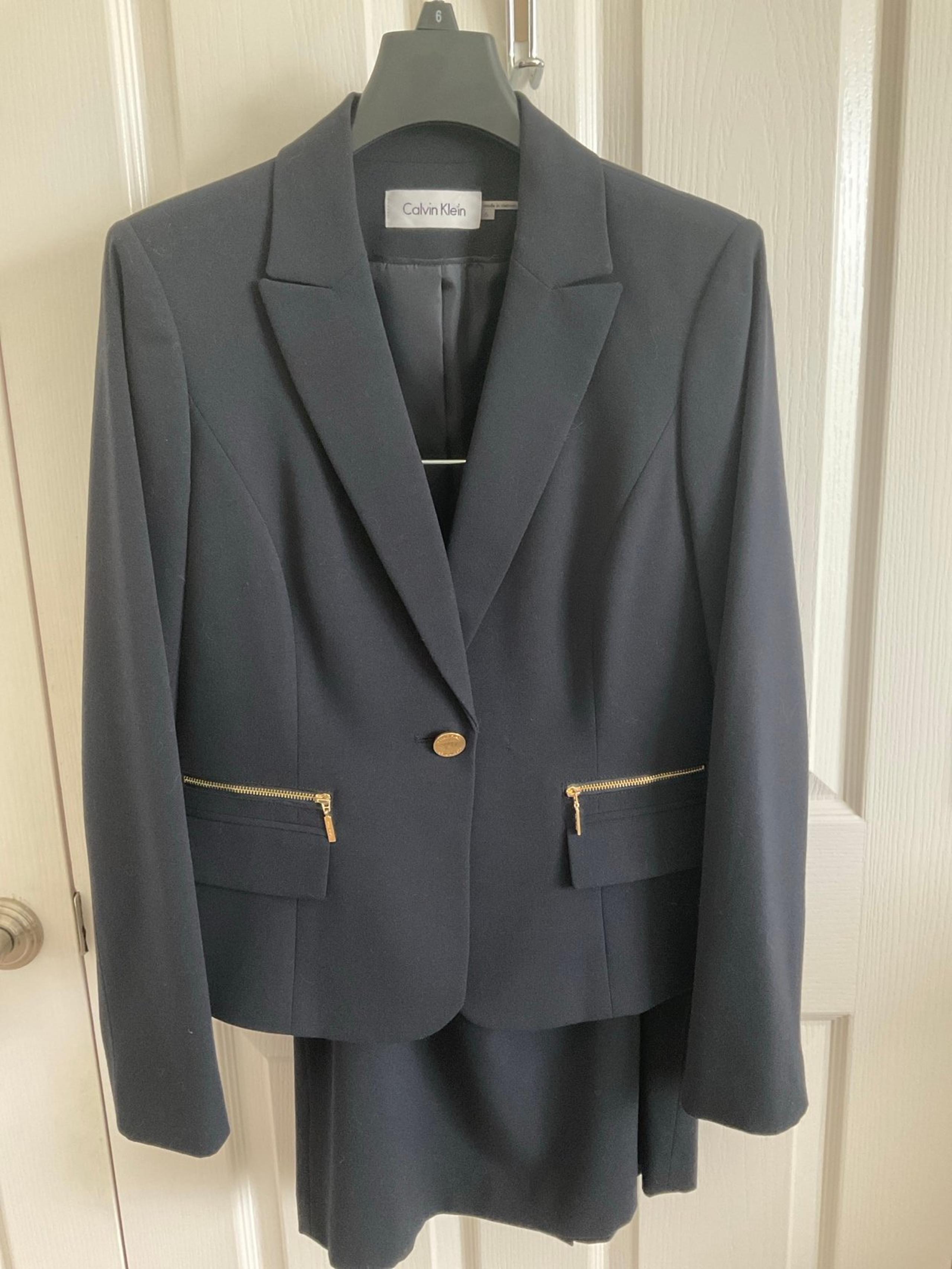 Calvin Klein Navy Blue Suit, size 6