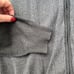 Oscar De La Renta Men’s Colorblock black gray full zip sweater XL collared