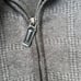 Oscar De La Renta Men’s Colorblock black gray full zip sweater XL collared