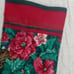 Handmade Quilted Floral Christmas Stocking Set