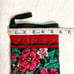 Handmade Quilted Floral Christmas Stocking Set