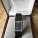 Vintage Wittnauer Ladies Swiss Watch Diamond Accent Black Dial and Band