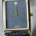Vintage Wittnauer Ladies Swiss Watch Diamond Accent Black Dial and Band