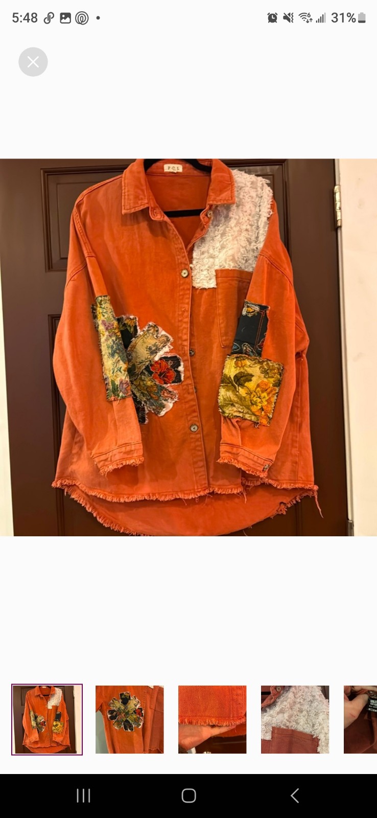 NWOT Denim POL Shacket!! Size small. Very oversized.