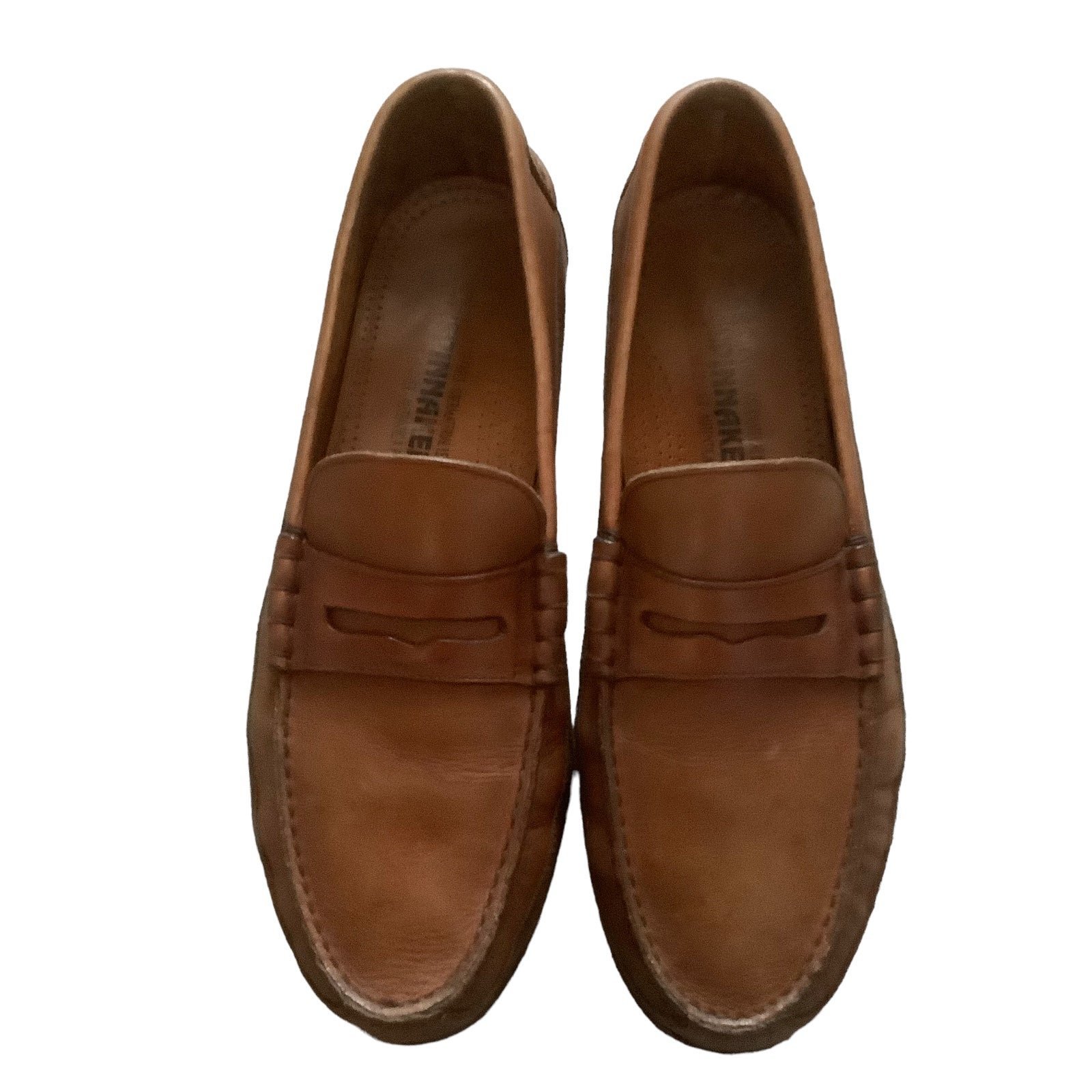 Mephisto boat shoes men’s size 11.5 spinnaker brown leather casual moccasins