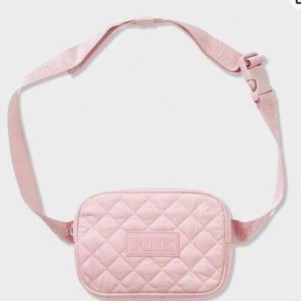 Victoria’s Secret Pink SOLD OUT Rare Quilted Fanny Pack/Belt Bag Pink New