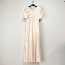 【Brand New】AIMER Satin Sleeve Long Dress Stage Dress
