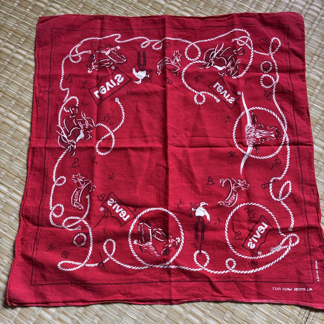 Vintage 70s Levi's Bandana Mickey Mouse 501
