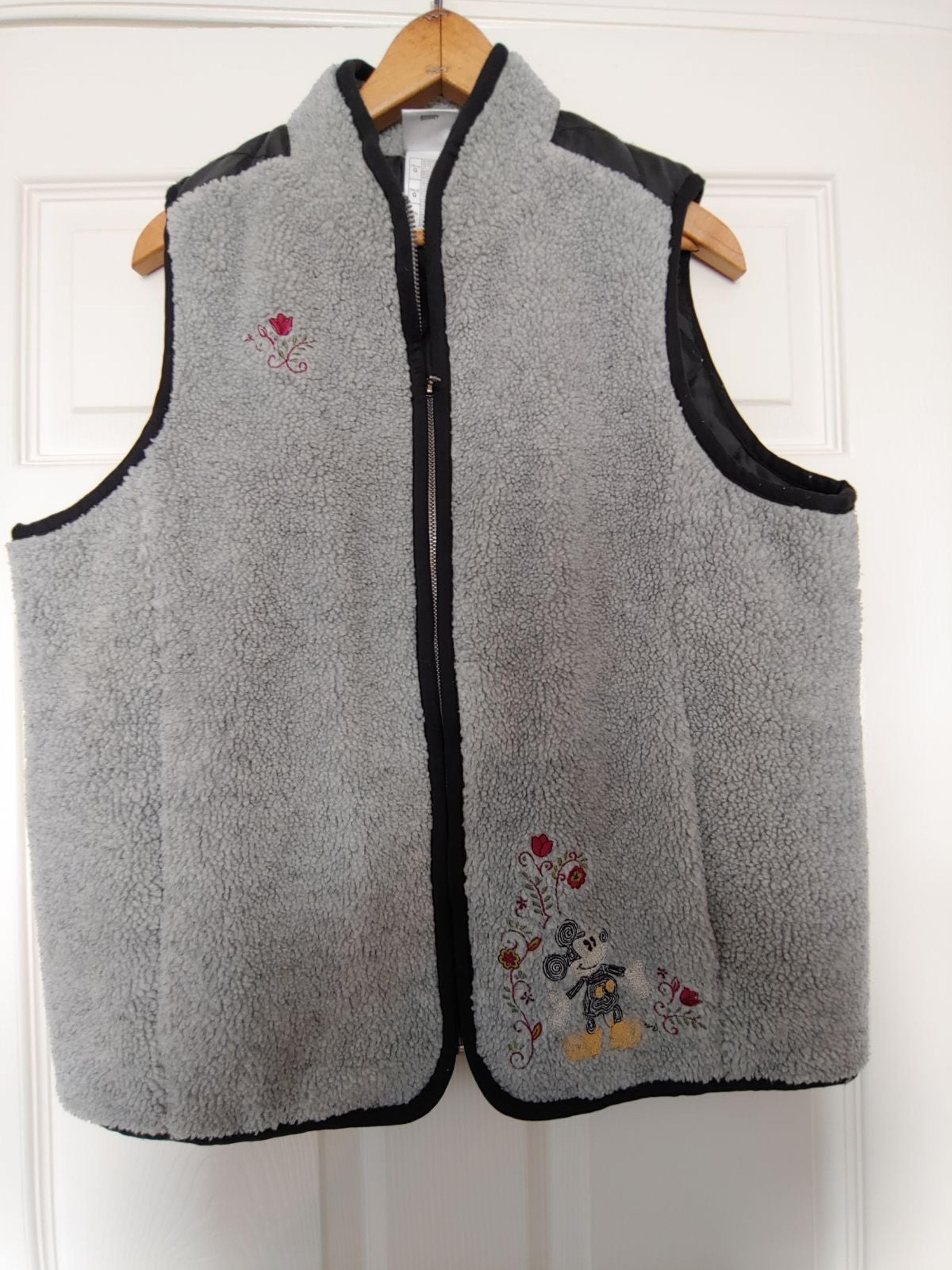 Disney Womens Fleece and Quilted Vest