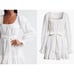 Ramy Brook Women's Kayleigh Poplin Cotton Belted Mini dress White XXS NWT 368
