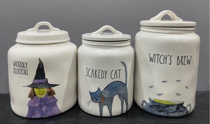 Rae Dunn Halloween canisters bundle