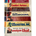 Lot of 30 Movie Theater Box Office Mylar Banners 11.5 x2.5” Authentic One-Sided