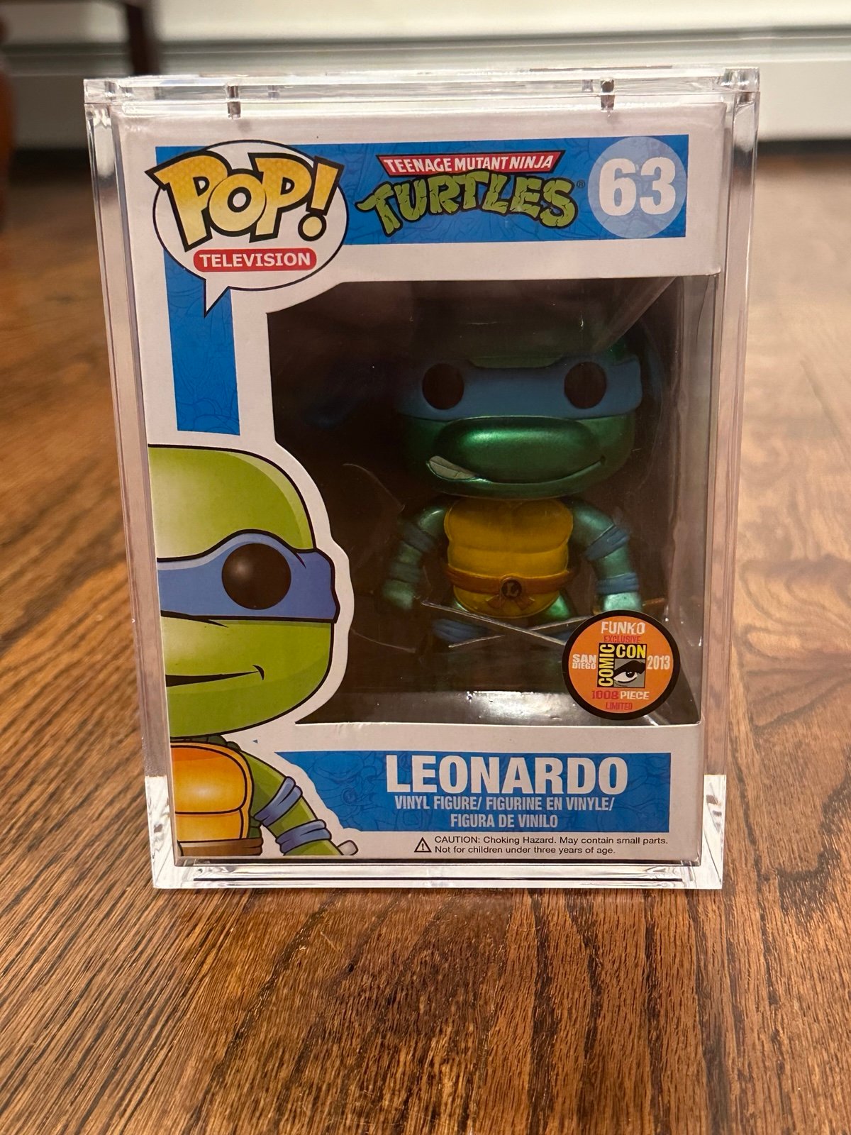 Funko Leonardo SDCC 63 1008 piece Metallic / Pop armor included