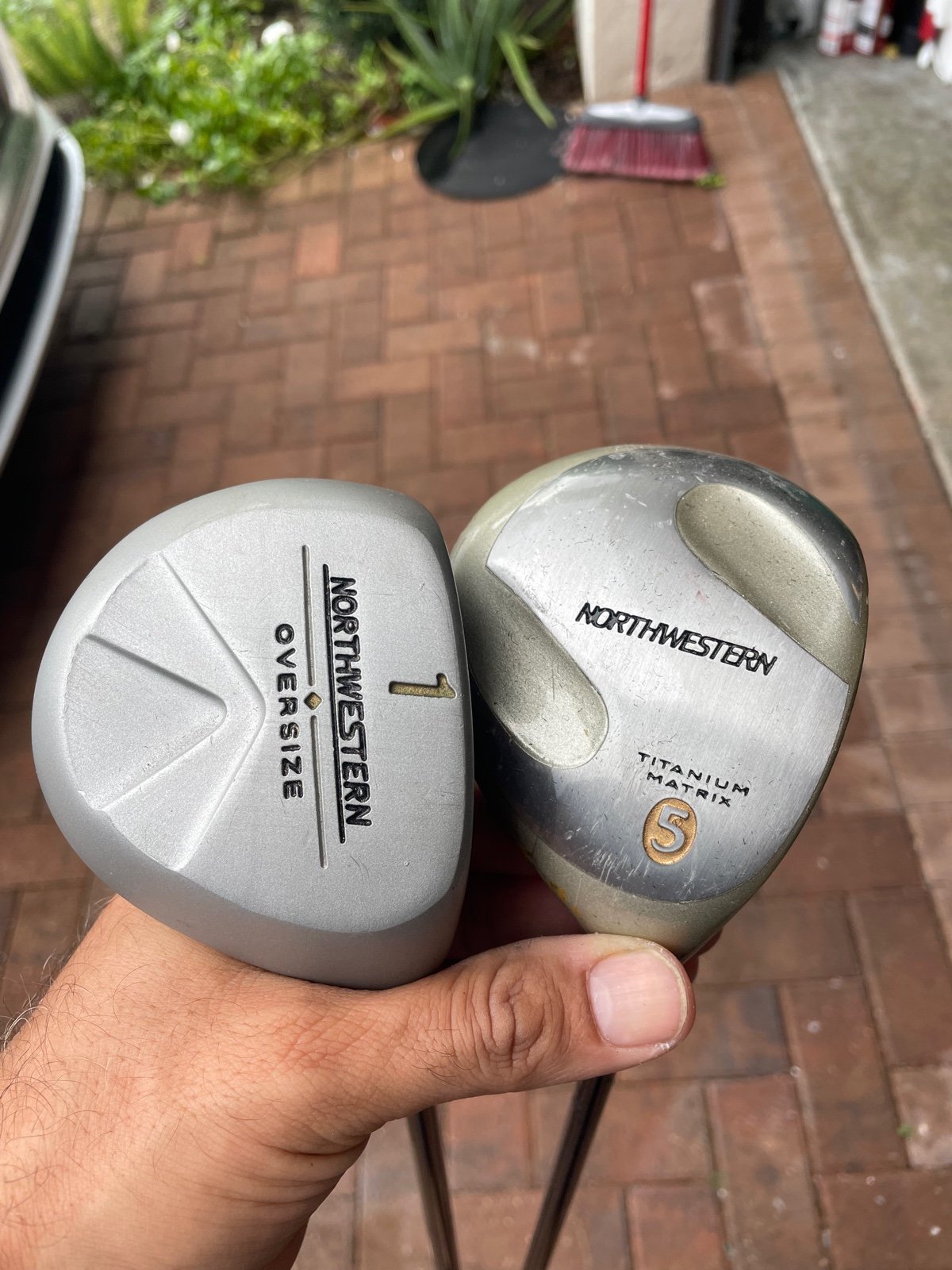 Golf Clubs North Western Wood 1 And 5 in right Handed