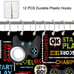 4 Pcs Play Game Shower Curtain Set, Abstract Videogame Controller Pattern