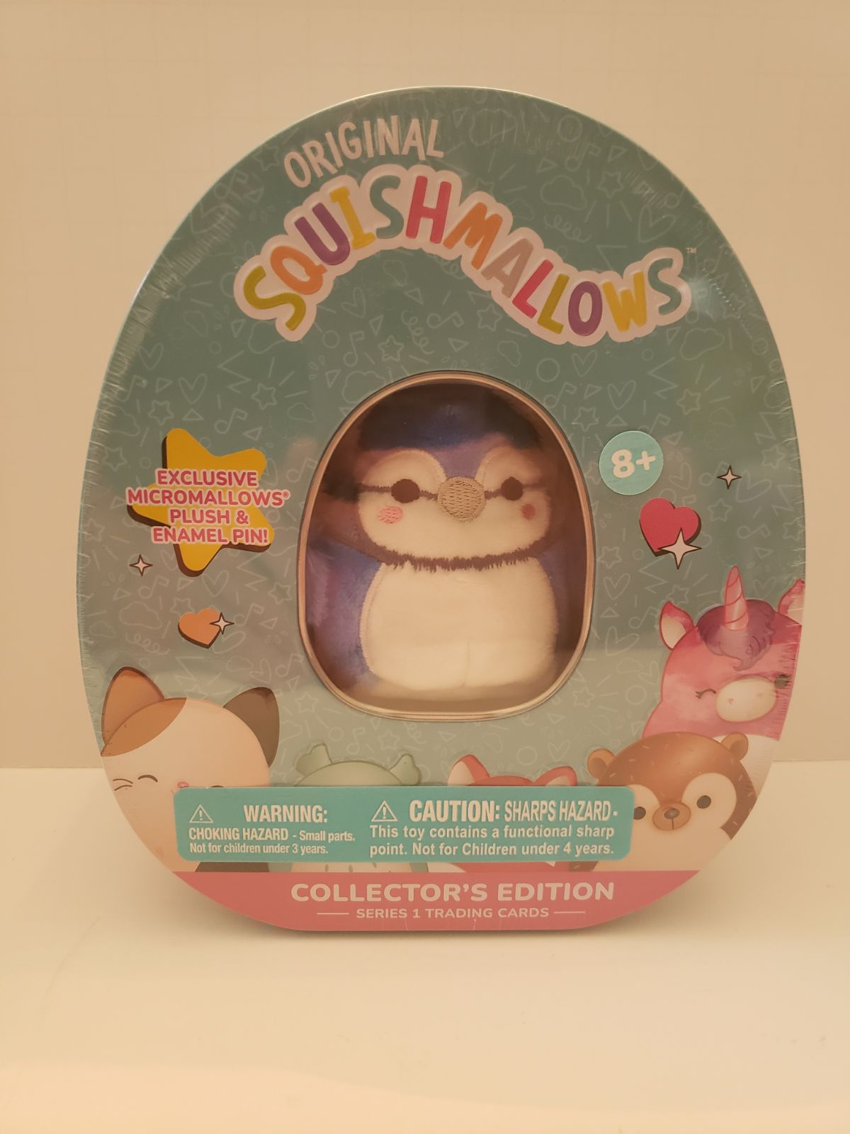 squishmallow collector tin Babs sealed