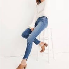 Madewell 10 High-Rise Skinny Jeans: Tulip-Hem Edition