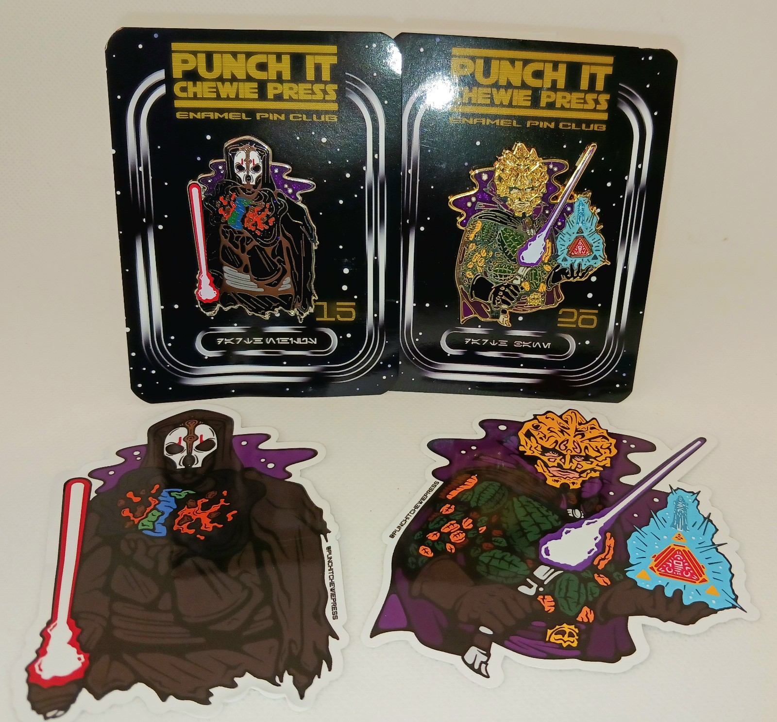 Star Wars Knights of the old Republic Darth Bane and Darth Nihilus Fantasy Pins