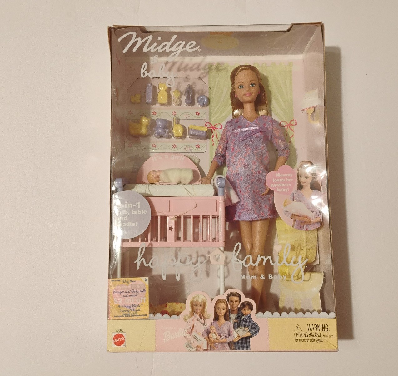midge & baby happy family barbie