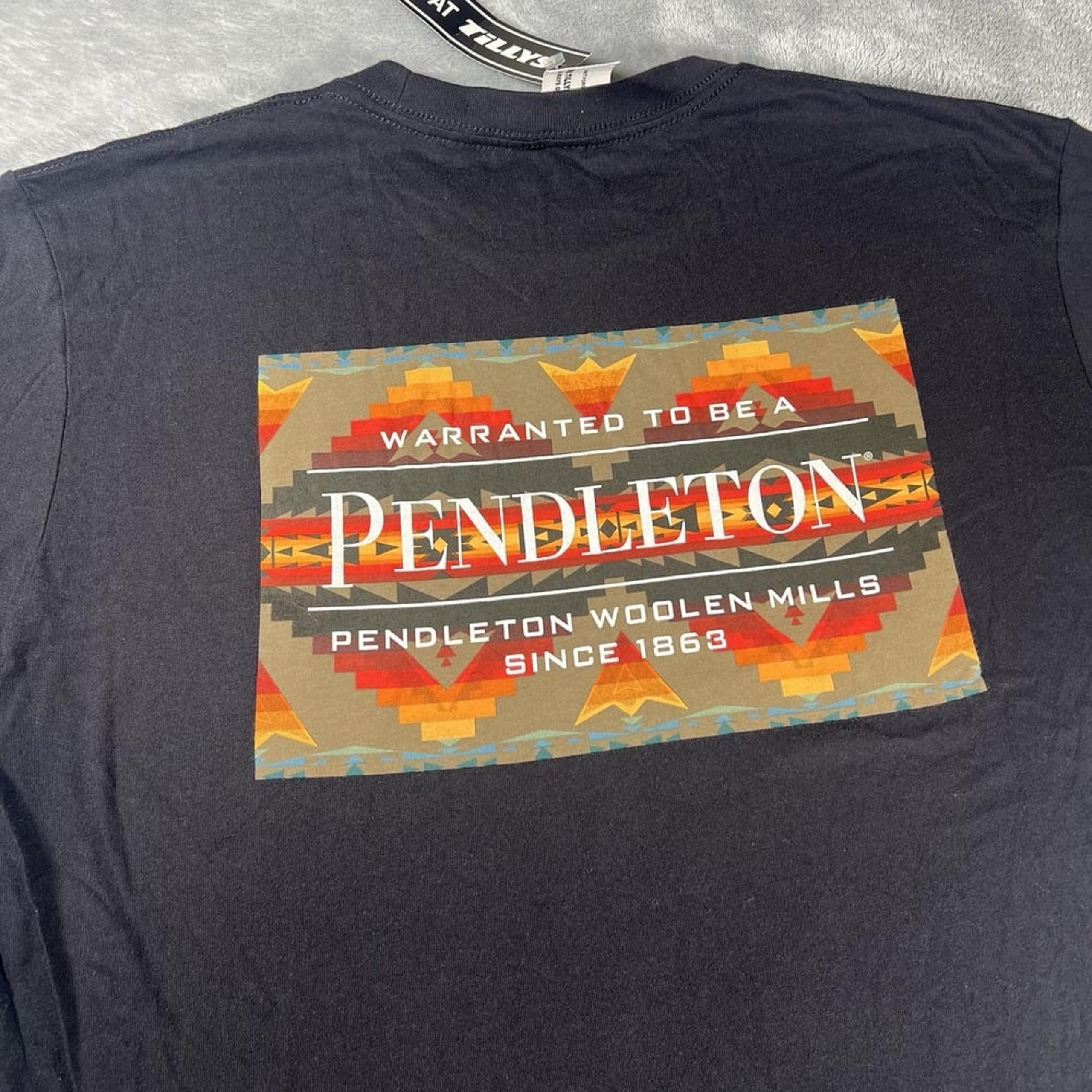 Pendleton Warranted To Be Aztec Shirt Men's Small Black Short Sleeve NEW Tee
