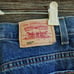 'Levi's' 100% cotton medium wash classic relaxed tapered 550 jeans
