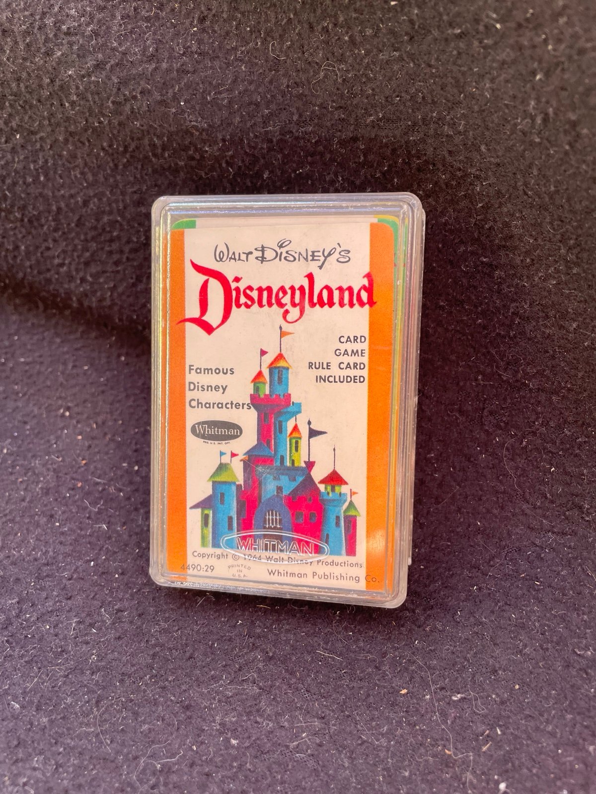 Disneyland (Vintage Playing Card Deck) Disney Characters “1964”