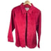 Vintage Bagatelle shacket Long Sleeve Suede Leather Button Down Shirt jacket sha