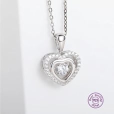 The Princess Darling Necklace in 925 silver and cubic zirconia