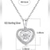 The Princess Darling Necklace in 925 silver and cubic zirconia