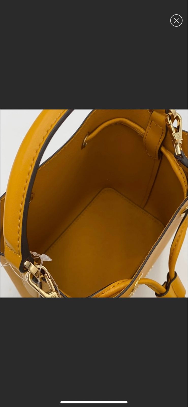 6月★Michael Kors★SURI SM BUCKET XBODY New Michael Kors Suri Small Bucket Crossbody bag Logo Coated