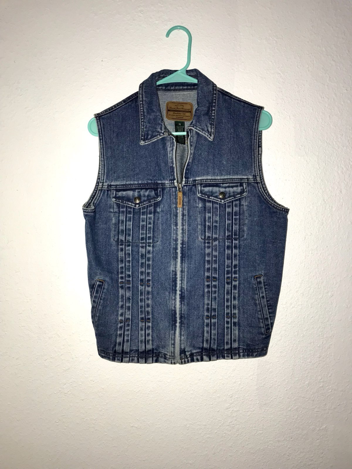 Ralph Lauren Denim Zip Up Vest | Medium