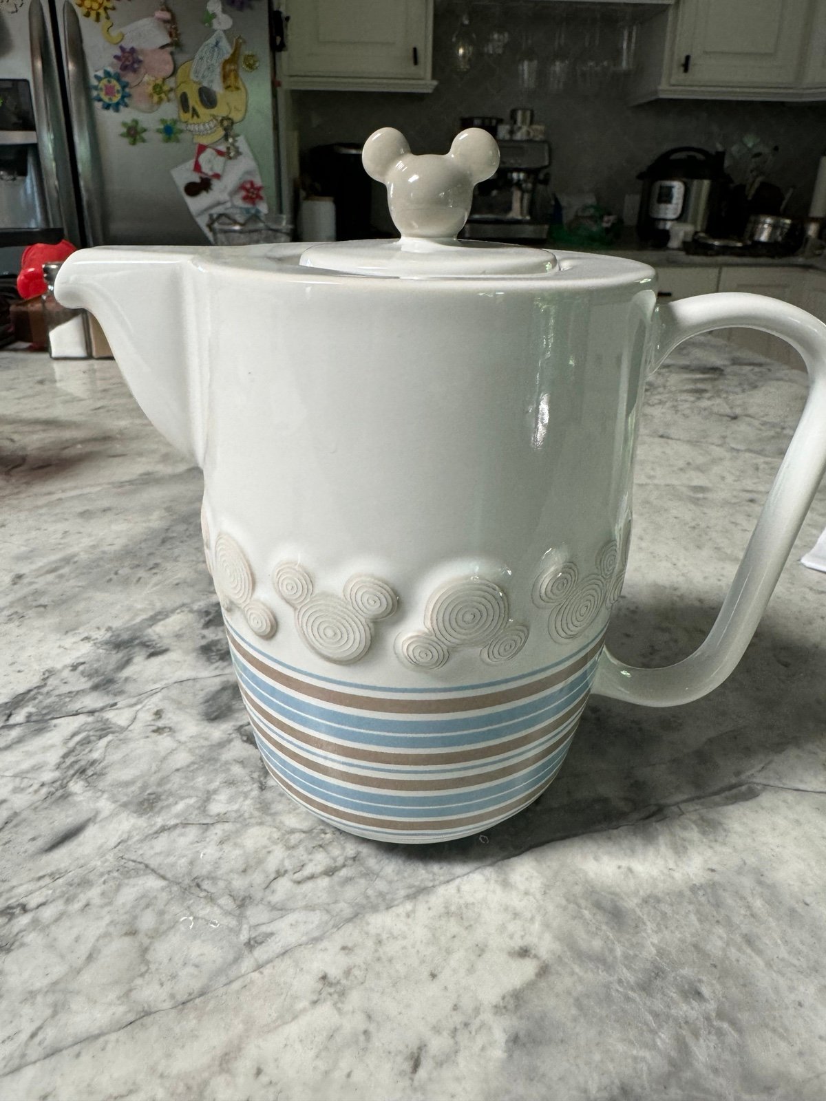 Vintage Mickey Mouse glass teapot
