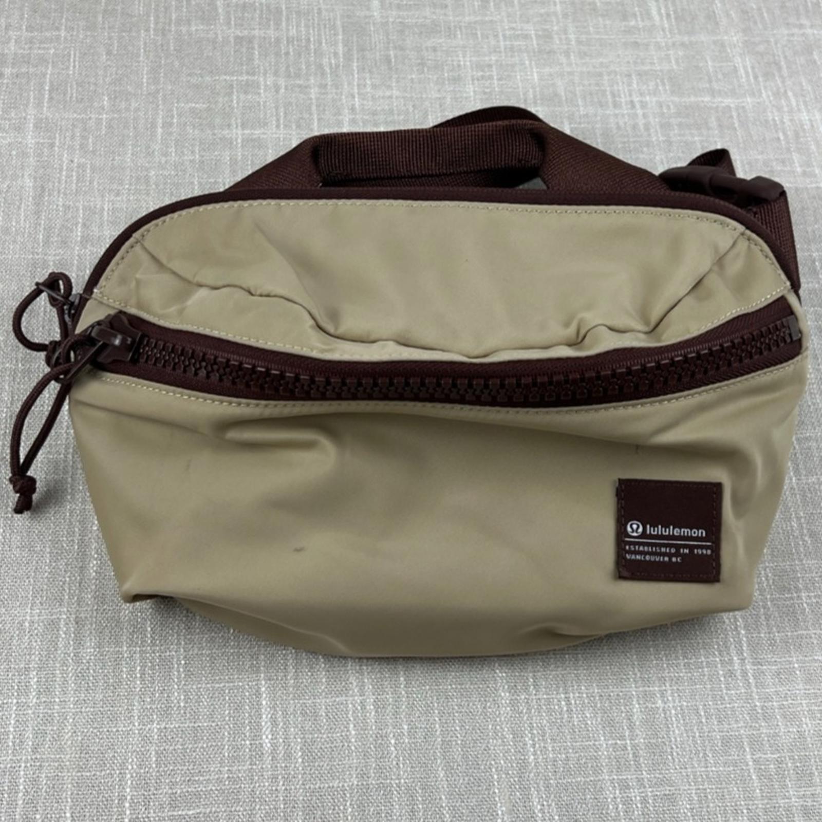 Lululemon All Day Essentials Compact Waist Bag Tan Brown
