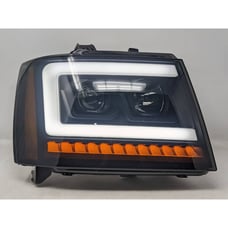 2007-2014 Chevy Tahoe Black Smoked LED DRL Aftermarket Headlights