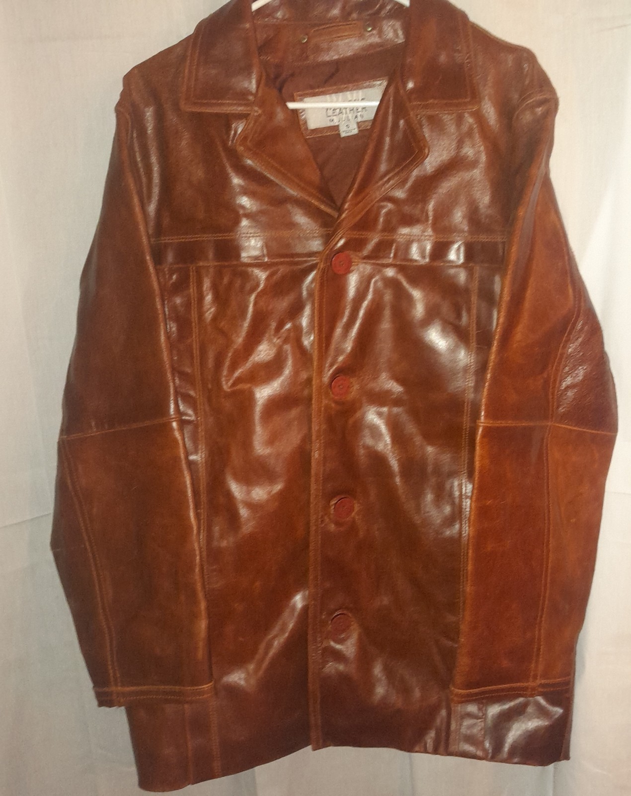 Vintage Wilsons M. Julian Brown Leather Jacket - Men's Size S - Retro