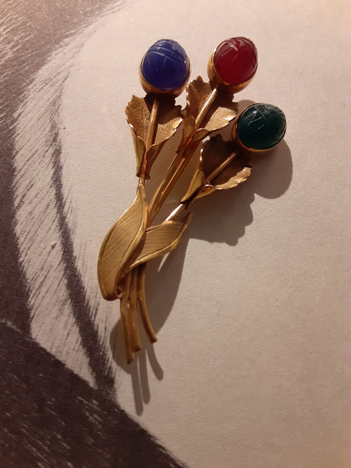 Vintage Gold Filled 14k Brooch Pin 1950s Floral