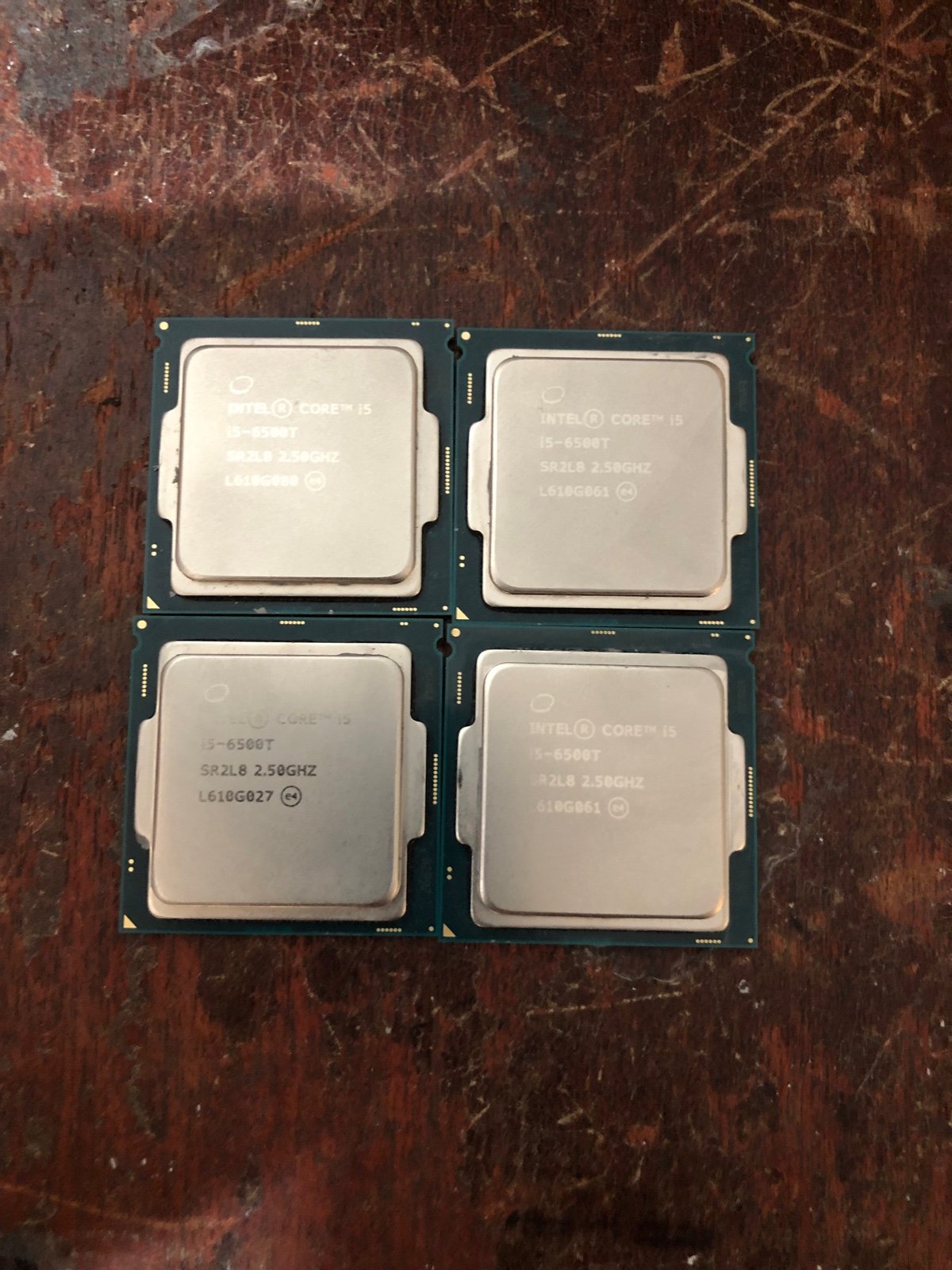 Lot Of 4 Intel Core i5-6500T CPU @ 2.50GHz