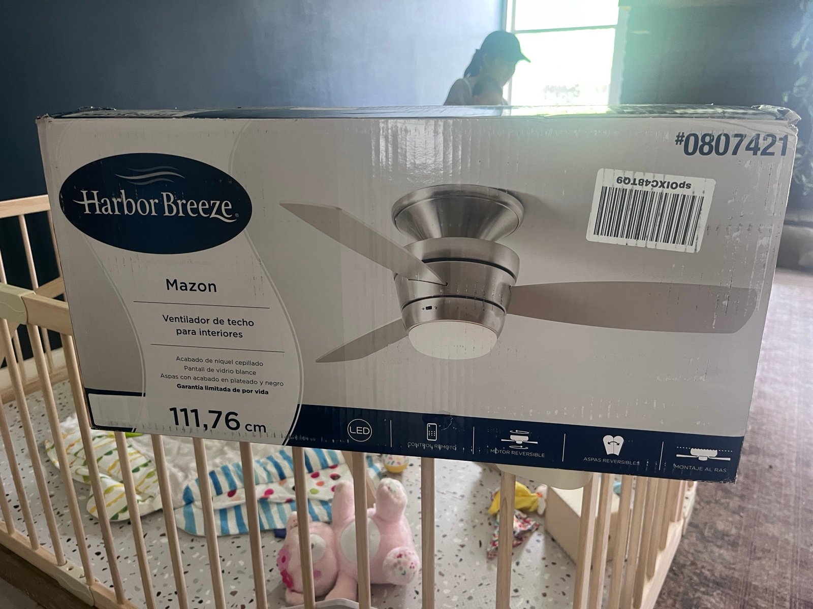 Flushmount ceiling fan