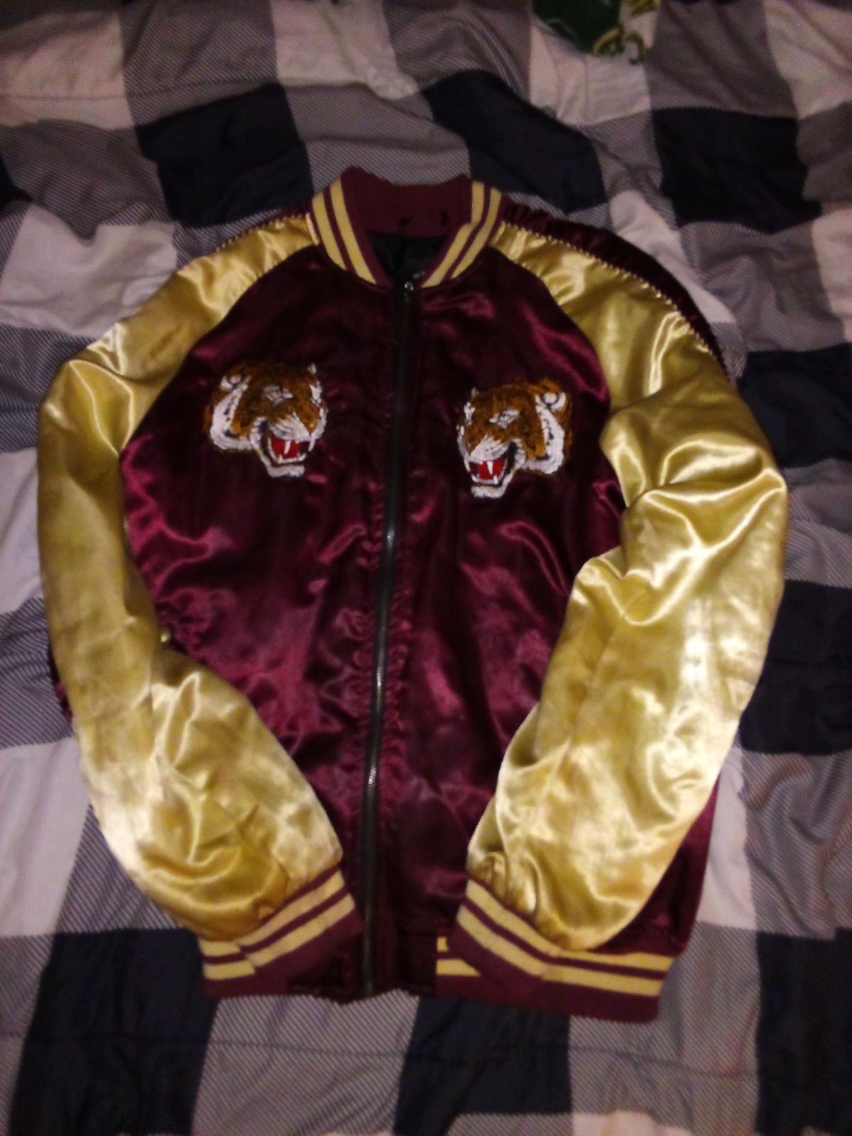 Satin tiger jacket